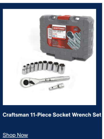 Craftsman 11-Piece Socket Wrench Set